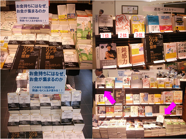 書店の陳列風景